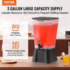 Large 5 Gallon Drink Dispenser Leak-proof Spigot Iced Tea Juice Server For Party
