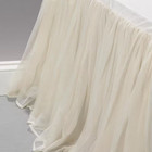 Whisper Ivory King 21 In  Drop Bed Skirt