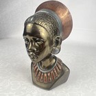 Casper Darare African Woman Limited Edition Sculpture Bust Signed Sa40 46 400 7   