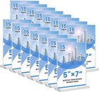 Acrylic Sign Holder  5x7  15 Pack Vertical Clear Table Menu Display  Double S   
