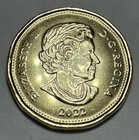 2022 Canadian Last Year Qe Ii Effigy  1 Dollar Loonie Coin  Uncirculated Bu