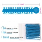 45 Color Dental Elastic Ligature Ties Rubber Power Bands For Orthodontic Braces