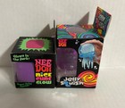Needoh Set Of 2 - Nice Cube Glow   Jellyfish Jelly Squishy Purple - New In Box