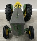 Vintage Ertl John Deere Green   Yellow Metal Tractor 1 16 Scale Diecast Toy