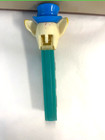 Vintage Pez Dispenser  Peter Pez  No Feet  Green Stem  Blue Hat  Hong Kong