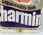 Vintage Charmin Squeezable Soft Toilet Paper Bath Tissue Movie Prop 1980s Yellow
