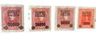 Ukraine High Value Overprint Stamps 1000-25000 Mostly Mint Vintage Lot