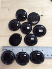 Lg Black Glass Gems  Marbles  Nuggets  Pebbles 