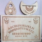3 Pc   Natural Wood Divination Board   Tarot Card Stand Spirit Board