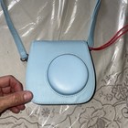 Fujifilm Instax Mini 8 Instant Camera Red Light Blue Case W strap Tested Works  