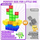 52 Pcs Magnetic Stem Educational Learning Toys For Boys   Girls Kids Toddlers
