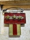 Wwii Former Japanese Army Rank Insignia Lapel Badge Epaulettes   with Box Japan