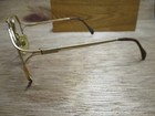 Jaguar 455 009 Vintage 80s Gold Metal Sunglasses Eyeglasses Frames 57 14 125