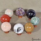 2 Kg 8 Pcs Natural Untreated Bi Color Multi Gems Huge Sphere Loose Wholesale Lot
