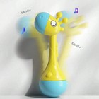 Baby Hand Rattle Toy     Cute Animal Shape  Soft Sound  Early Educational Toy  abs