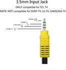 Video Av Composite Adapter Cable Replacement For Tcl Tv  3 Red white yellow 