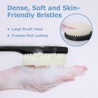 Exfoliating Shower Brush Bath Body Brush Never Mold Back Brush Long Handle For