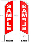 Boutique - Windless Swooper Flag Kit 15  Feather Banner Sign  Pq-h