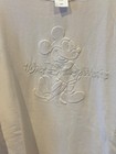 2025 Disney Parks Sweatshirt Walt Disney World Mickey Mouse Beige Size M New