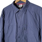 The North Face Long Sleeve Button Down Nylon Shirt Vented Roll Tab Men   s Large