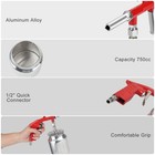Portable Sandblasting Gun 750cc Handheld Air Sand Blaster For Rust Paint Remover