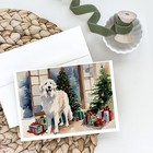 Great Pyrenees Cozy Christmas Greeting Cards Envelopes 8 Pack Dac2672gca7p