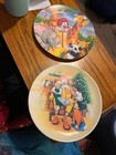 Huge Lot Of 32 Mcdonalds Items-cards-figures-plates-dolls  Vintage -used