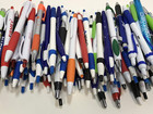 175 Lot Misprint Ink Pens  Ball Point  Plastic  Retractable
