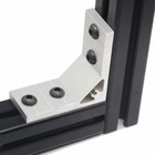 4-pack Angle Corner Joint Bracket Connector Hardware For 4040 Aluminum Extrusion