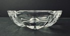 Cristal D arques Heavy Lead Crystal Glass Flower Cigar Ashtray France 6 25   