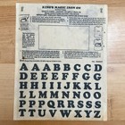 Vintage 1970s Burger King Iron On T Shirt Transfers Letters Sheet W Word Bubble