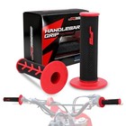 7 8  Motorctcle Grips 22mm 24mm Non Slip Dirt Bike Hand Handlebar Glue Red