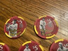 Baseball Legends 5 Limited Edition Ballys Grand Casino Chips 60th Anniv -new  