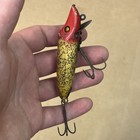 Vintage Heddon Wooden Baby Vamp Fishing Lure