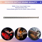 24pcs  Set Stainless Steel Guitar Fret Wire 24 Fingerboard Frets 2 7mm For7172