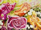 Rose Blossom Kids Wall Mural Paper Home Nursery Decor Decal Sticker Art Diy B44