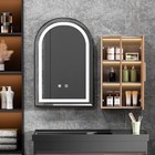 Led Bathroom Mirrors With Lights 24 x36 black 31 5 l X 24 w Brushed Black