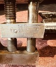 L s  Starrett No  86 Machinist Bench Vise Clamp Swivel Vintage Athol Mass Usa