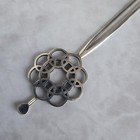 Japanese Kanzashi Kimono Hair Ornament Hairpin Metalwork Geometry Motif Vintage