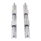 2set Sbr20 Sbr 12 Sbr25 Sbr16  1000 1200mm Fully Supported Linear Rail Shaft Rod