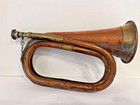 Bugle Nadir Ali   Co Bugle  Meerut Copper Vintage British Army  Antique