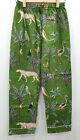 Hand Block Print Pajamas  Green Jungle Pure Cotton Pj Set  indian Night Wear
