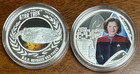 2015 2x1oz Silver Coins Perth Mint Kathryn Janeway Voyager Transporter Set Led
