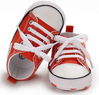 Unisex Baby Boys Girls Shoes  Newborn Infant Non-slip Canvas Denim High Top Snea
