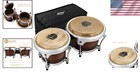 Durable Antique Finish Bongo Drums  7     8    - Perfect For All Skill Levels