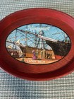 Vintage Rare Narragansett Lager Beer Tray Wood Grain 16x12 Plastic Cranston Ri  