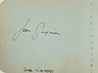 Page Cavanaugh Trio   Jean Simmons Dual Signed Autographed 4  X 6  Album Page