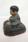 Vtg Antique Hubley Cast Iron Takeo Japanese Boy Cushion Door Stop Hand Painted