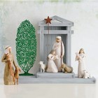 Xmas Festival Gift Willow Tree Nativity Figures Set Statue Hand Painted Decor
