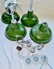 One 1930s Benjamin 12  Porcelain Enamel Green Industrial  Barn Light Vintage